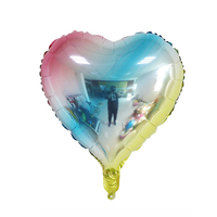 Ballons Cœur Amour 18 pouces Or Argent Rouge en Aluminium Couleur Unie pour Décoration de Mariage et Fête d'Anniversaire