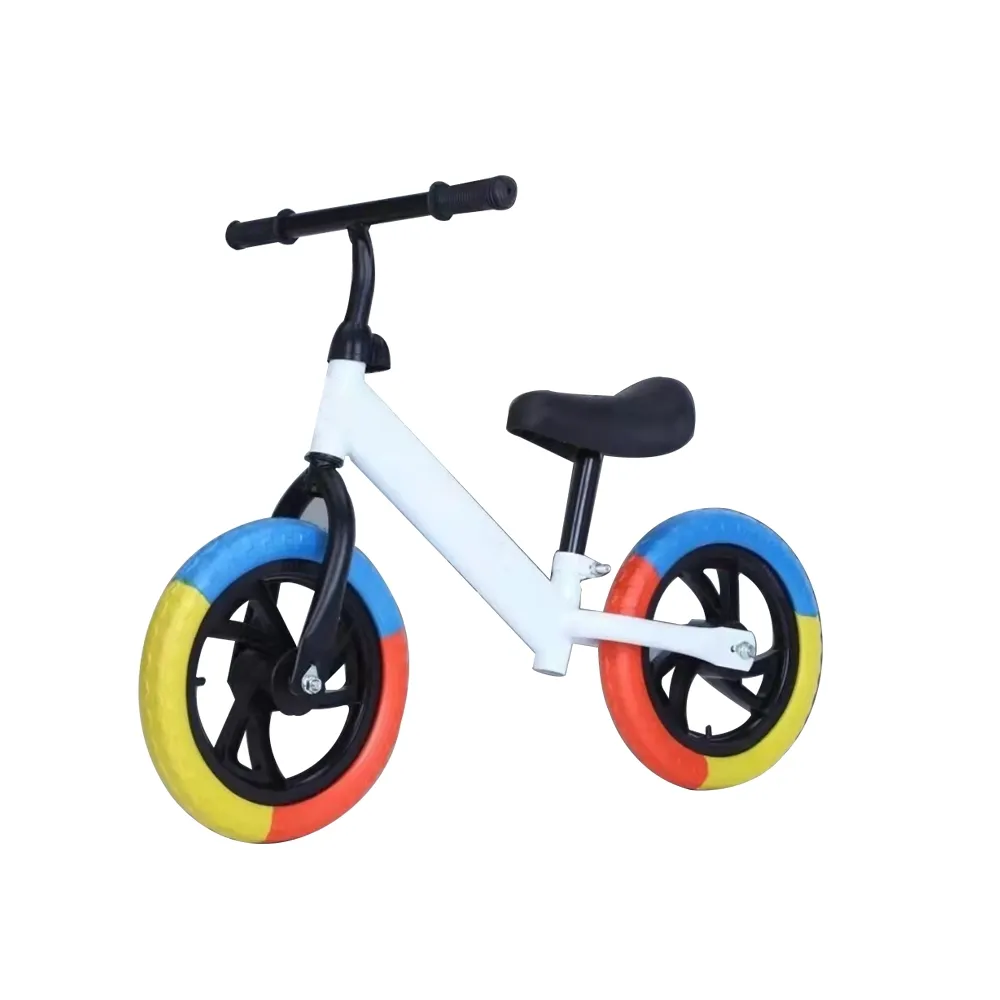 Scooter coulissant personnalisé à 2 roues avec cadre en acier à haute teneur en carbone sans pédale pour bébé 12 pouces vélo d'équilibre pour enfants