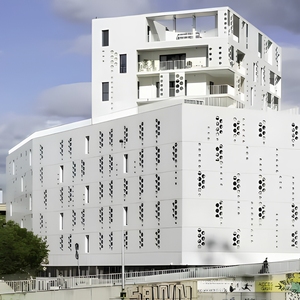 Panneau mural perforé moderne en aluminium composite pour revêtement extérieur et intérieur d'hôtel - Product Image 2