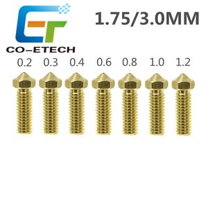 E3D alargar volcán boquillas de latón/0,2/0,3/0,4/0,6/0,8/1,0/1,2mm extrusora <span class=keywords><strong>boquilla</strong></span> para 3D Printer1.75/3mm suministros - Product Image 4
