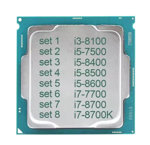 Factory Price Cpus Core I3-8100 I5-7500 I5-8400 I5- 8500 I5-8600