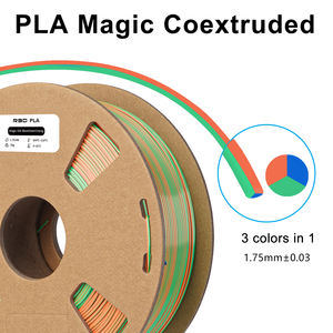 Filament Tri-Couleur <span class=keywords><strong>R3D</strong></span> Soie <span class=keywords><strong>PLA</strong></span> Impression 3D 1.75mm 1KG 330m Longueur Tolerance 0.02mm Certifié ROHS/ISO Magic <span class=keywords><strong>PLA</strong></span> Plus - Product Image 2