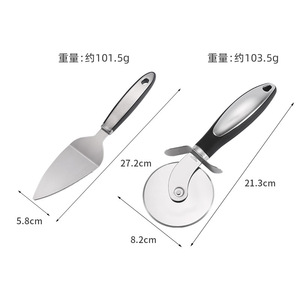 Stainless Steel Pizza Cutter With Round Wheel Handle Non Slip Baking Tool For Pizza <b>Slicing</b> - Product Image 2