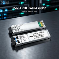 Émetteur-récepteur DWDM SFP28 25G STHF, 25 Gbit/s 1550 nm, 10 km, module optique LC UPC
