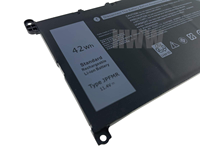 Baterai Laptop JPFMR 0JPFMR 7MT0R 7MTOR 16DPH 7T0D3 07T0D3 DN33X RDNP5 Kompatibel untuk Dell Chromebook 3 3100 2-in-1