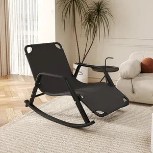 Sallanan recliner sandalye yemek seti-masalar kreş salıncak sallanır sandalye fabrika fiyat sallanan sandalye yastık ile