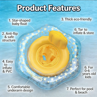 Siège de bain gonflable pour bébé en PVC écologique pour enfants de 0 à 6 ans
