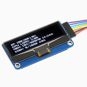 Placa de expansión <span class=keywords><strong>OLED</strong></span> Raspberry PI Superior de 2,23 pulgadas, resolución de 128*32, compatible con módulo de pantalla electrónica <span class=keywords><strong>OLED</strong></span> de interfaz SPI/I2C - Product Image 1