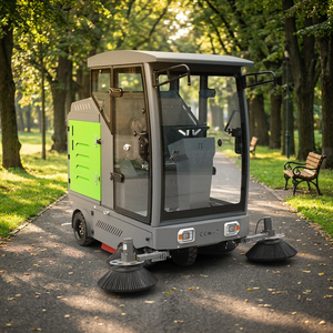 CE Ride on Industrial Vacuum <b>Floor</b> Vibration and dust removal motor Road Cleaning Machine for Municipal Streets - Product Image 1