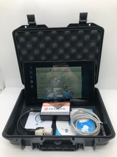ZEK Excavator Parts Fit for Hitachi Diagnostic Tool Service Kit Programmable Version Engine Motor Software