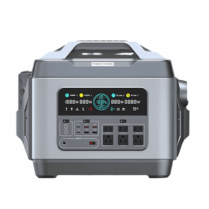 Batterie lithium-ion portable 2880Wh à charge rapide, panneau solaire, source d'alimentation automobile, contrôleur MPPT, onde sinusoïdale pure, utilisation domestique EU/US/UK - Product Image 4