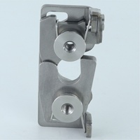 Loquet rotatif en acier inoxydable, loquet compact dissimulé avec déclencheur supérieur pour quincaillerie d'accès aux enclos