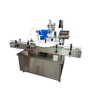 Automatic Rotor Pump Liquid Bottle Small Vial Liquid Filling Capping Machine could be customized