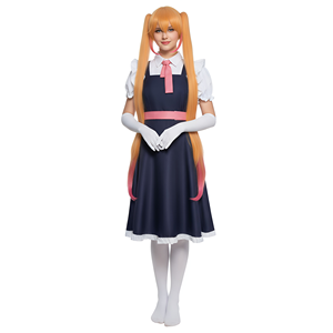 Disfraz <span class=keywords><strong>de</strong></span> <span class=keywords><strong>Cosplay</strong></span> <span class=keywords><strong>de</strong></span> Sirvienta Dragón para Halloween con Falda, Guantes y Petticoat - Conjunto Completo <span class=keywords><strong>de</strong></span> Poliéster - Product Image 1