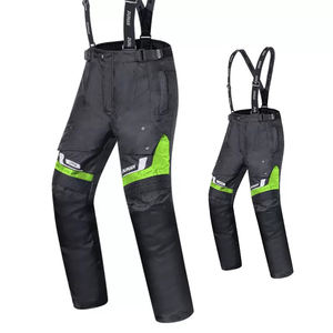DK-027 con estampado reflectante para hombre, pantalones con Forro cálido extraíble, resistentes al agua, para montar en moto - Product Image 1