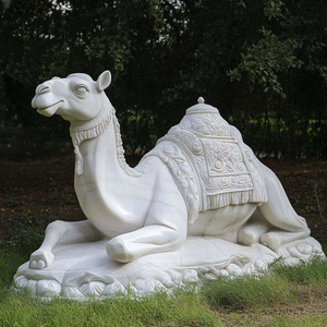 Tượng lạc đà bằng đá cẩm thạch với chủ đề sa mạc Trắng - Product Image 6
