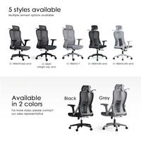 Chaise de bureau ergonomique à dossier haut en maille Foshan, ensemble bureau et chaise, Cadeira De Escritorio, équipement de bureau
