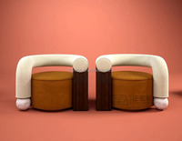 Canapé de loisirs léger de luxe fauteuil design simple personnalité créative fauteuil villa salon chambre canapé
