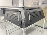 Couvre-caisse de camion en aluminium 4x4, résistant à la rouille, avec fenêtres latérales coulissantes verrouillables, protection de chargement, imperméable et personnalisable