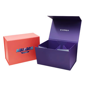 Caja de Regalo Plegable Magnética de Cartón Negro de Lujo Personalizada con Cierre Magnético - Product Image 1