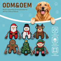 Jouet pour chien en corde plate et peluche sans rembourrage, jouet à mâcher souple pour animaux, pour les importateurs de marques d'articles pour animaux, programmes d'approvisionnement en gros