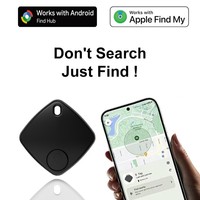 Traceur GPS pour animaux de compagnie anti-perte sans fil en plastique ultra-fin avec suivi de localisation en temps réel, caméra à distance, portée illimitée, léger, compatible iOS