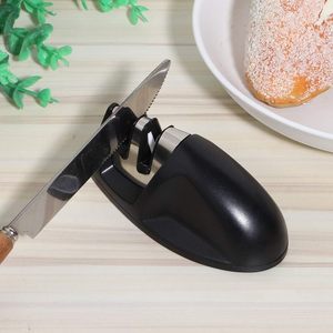Aiguiseur de couteaux domestique à 2 étapes, noir, idéal comme cadeau - Product Image 4