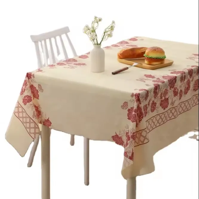 Tovaglia monouso tavolo da pranzo copertura materiale degradabile impermeabile e resistente all'olio