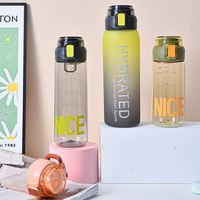 Botella de Agua Deportiva Leejo 2025 de 550 ml, Tritan Libre de BPA, para Niños, con Logotipo Personalizable, Tapa con Cierre de Seguridad, Ecológica