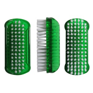 Brosse à ongles synthétique à poils doux pour le nettoyage de la poussière des ongles, 32g, couleur verte - Product Image 2
