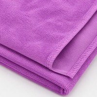 Tissu éponge uni 257 GSM 80 % coton 20 % polyester 176 cm léger et absorbant pour serviettes, peignoirs et textiles de maison pour filles et garçons