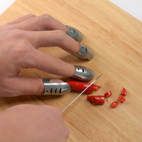 Protector de Dedos, Protección para Manos Contra Cortes, Protector de Cuchillos, Herramienta de Protección para Dedos Contra Cortes, Armadura de Acero Inoxidable, Herramienta de Cocina