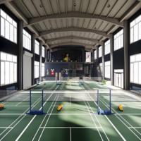 Cochera Prefabricada de Acero, Estructuras de Acero para Almacenamiento, Cancha de Baloncesto Prefabricada de Acero