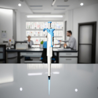 Micropipette numérique autoclavable HiPette à canal unique Pipette mécanique en plastique durable pour usage en laboratoire