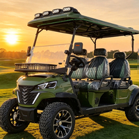 Supplier Cina Panel Surya Ramah Lingkungan Mobil Golf Listrik 4 Kursi Tanpa Suara dan Nol Emisi dengan Panel Surya