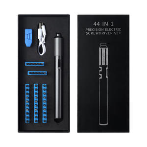 Juego de destornilladores eléctricos de precisión 44 en 1 con puntas para reparación y mantenimiento, kit de herramientas profesional con batería - Product Image 3