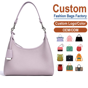 Premium Vintage Winter Fashion Lady Full-Grain Leather Single <b>Strap</b> <b>Shoulder</b> Bag Anti-Theft Zipper Closure Custom Logo - Product Image 1