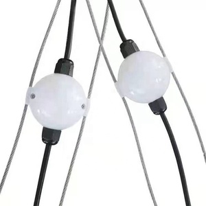 Ball <span class=keywords><strong>led</strong></span> pixel luci natalizie permanenti rgbw colorato 24v ad alta luminosità IP67 <span class=keywords><strong>led</strong></span> disco ball string ball - Product Image 1