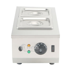 Scioglitore e Temperatrice Elettrica <span class=keywords><strong>per</strong></span> <span class=keywords><strong>Cioccolato</strong></span> Professionale in Acciaio Inox con 2 Vasche - Product Image 2