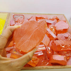 Circonia Cúbica Sintética en Bruto, Piedra Preciosa de Circonia sin Cortar, Color Papaya, Materia Prima de Circonia Cúbica para Hacer Joyas - Product Image 5