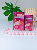 Bonbons sans sucre à la saveur de pêche 70g/35g avec logo, fabrication de bonbons en comprimés sous marque privée, fabricant de bonbons pressés