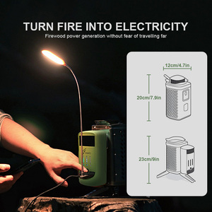 Sản Phẩm Mới Đa-Chức Năng Ngoài Trời Thân Thiện Với Môi Bếp Đốt Gỗ Xách Tay Mini Bếp Cắm Trại - Product Image 3