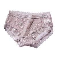 Nouvelle lingerie sexy pour femmes en dentelle 2025, culottes sans couture respirantes, lingerie ajourée pour femmes, culottes transparentes