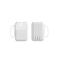 Mini Power Bank 2025 en Gros d'Usine, 15W, 2 Sorties USB, Écran LED Intégré, Poignée, Chargeur Portable, Batterie Li-Polymère