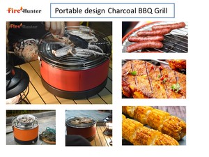 2026Charcoal <b>BBQ</b> <b>Grill</b>, Portable Small Camping <b>Grill</b>, Tabletop Korean Barbecue <b>Grill</b> for Home Party and Outdoor Backyard Cooking - Product Image 2