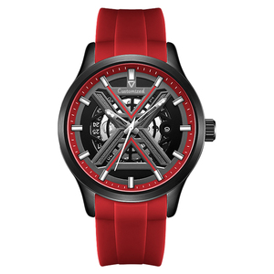 Reloj Tourbillon con movimiento luminoso hueco, reloj mecánico automático para hombre - Product Image 3