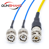Tres BNC coaxiales y líneas de conexión de bajo ruido TRX TRB macho a dos * Líneas de adaptador BNC macho