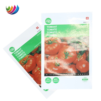 Sac de graines de tomates agricoles Sac d'emballage de graines de tomates cerises végétales biologiques imprimées sur mesure