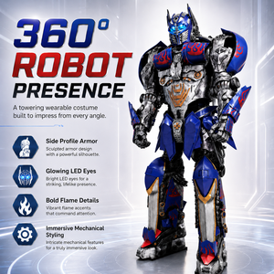 Costume de robot <span class=keywords><strong>Optimus</strong></span> <span class=keywords><strong>Prime</strong></span> de 2,7 m, armure portable pour location événementielle, attraction commerciale, parc à thème, défilé, costume de cosplay géant - Product Image 6