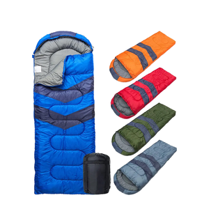 AMA Zon ถุงนอนแบบมีฮู้ด, ถุงนอนแบบซองเดียวสำหรับตั้งแคมป์กลางแจ้งสวนถุงนอนแบบอบอุ่นพกพาง่าย - Product Image 4